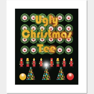 Ugly Christmas Tee Funny Posters and Art